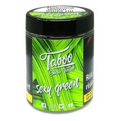TABOO Vesipiibu Tubakas 50g Sexy Green